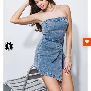 Denim Romper